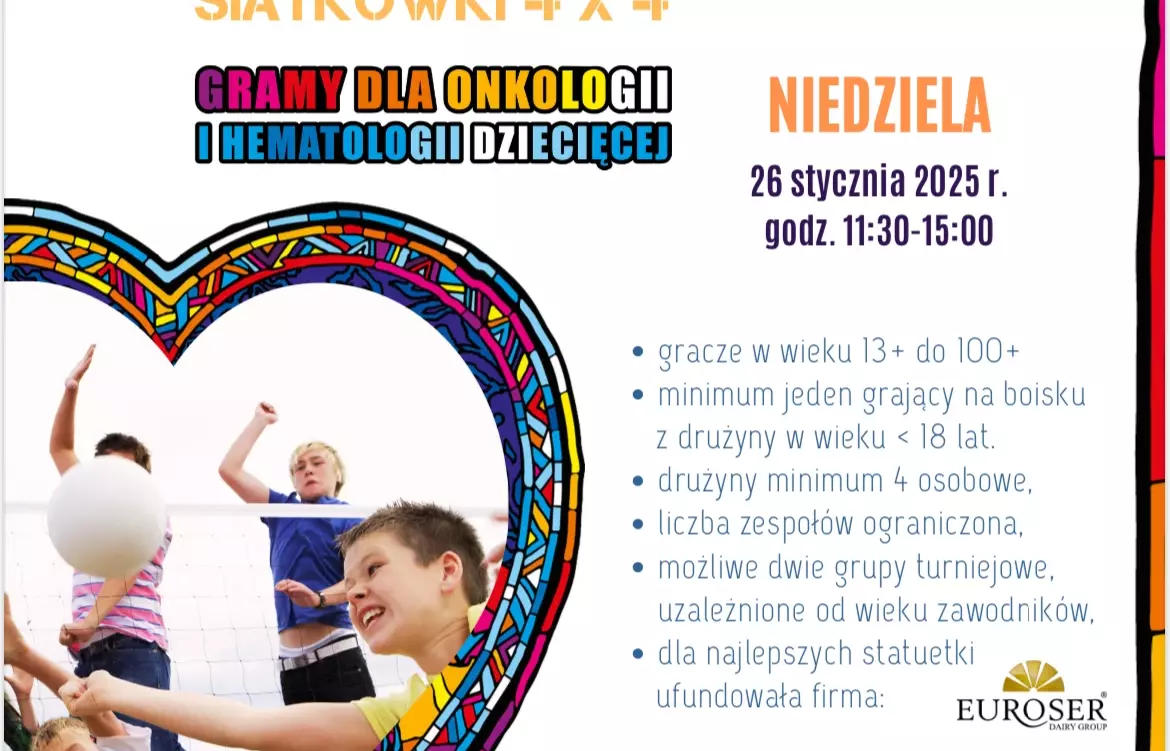 Zdjęcie do WOŚP - Turniej siatk&oacute;wki 4 x 4