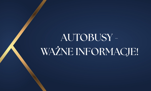 Zdjęcie do AUTOBUSY - WAŻNE INFORMACJE!