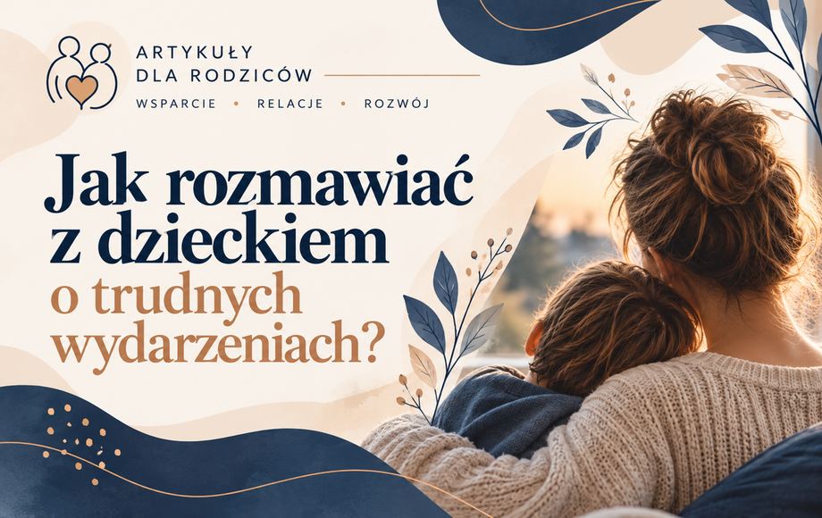 Porady psychologa dotyczące rozmów z dziećmi o trudnych wydarzeniach
